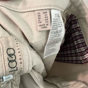 LOGO by Lori Goldstein Women's Beige Boyfriend Jeans